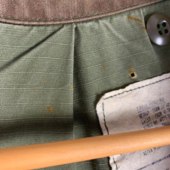 VTG U.S. Army Field Jacket Patches/Name Tag Lyons Camouflage Regular Size - Picture 12 of 16